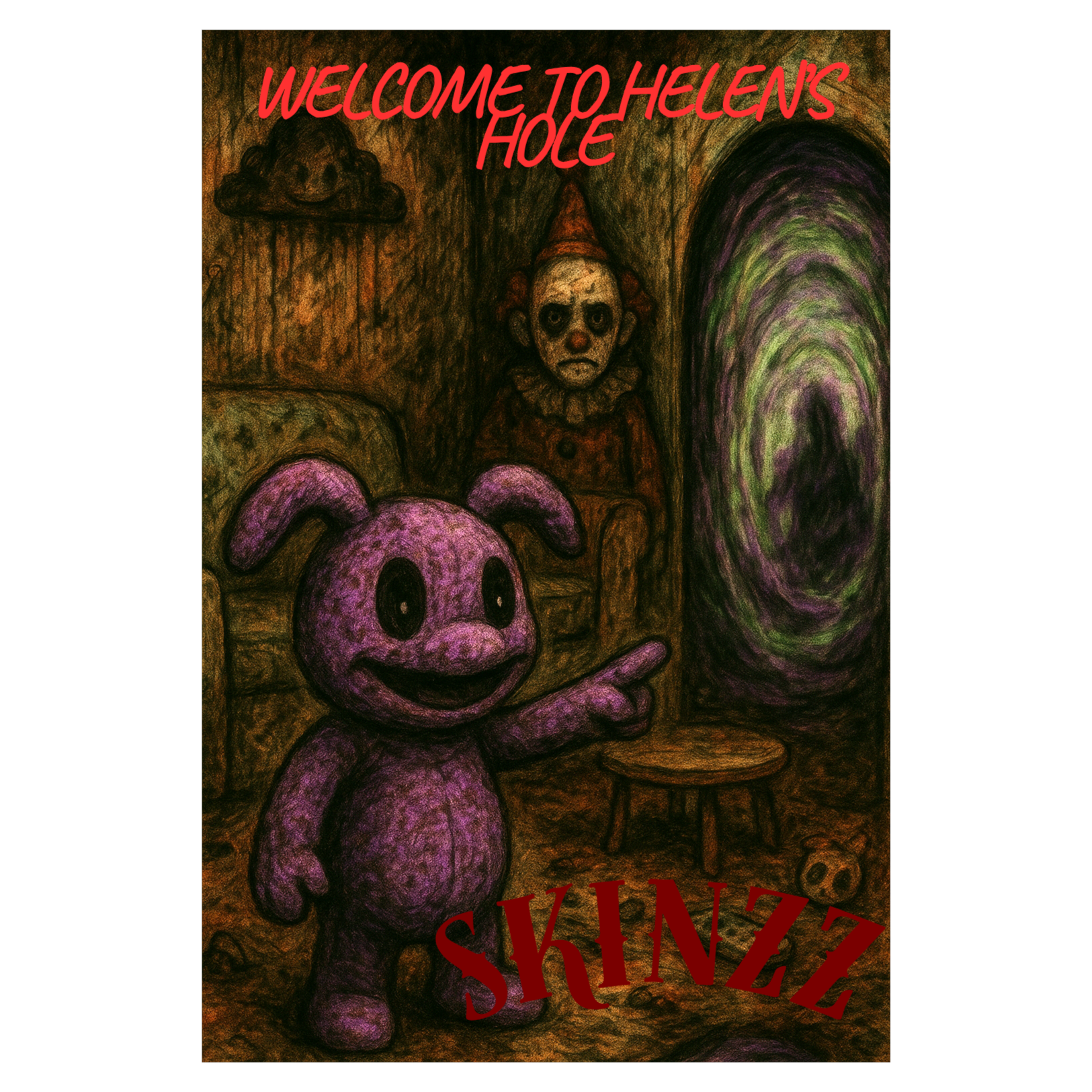 WELCOME TO HELEN’S HOLE (Take Off Your Shoes… and Your Dignity artwork