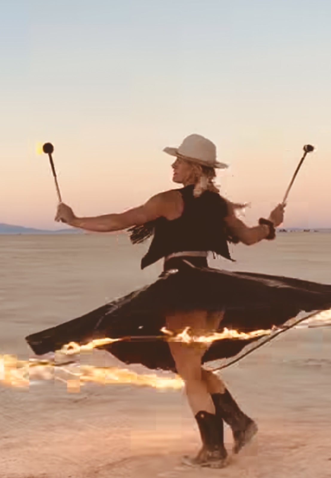 Spinning artwork