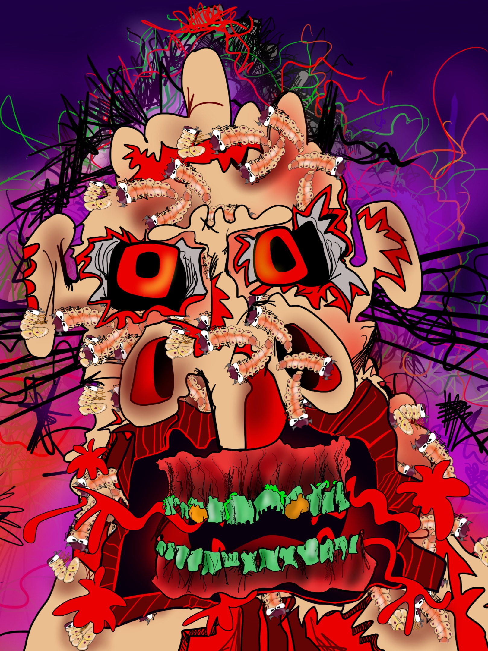 Game On Villain; cover artwork on the Carny Island soundtrack.