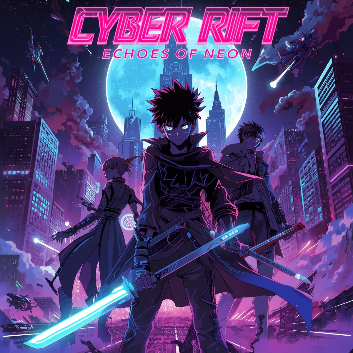 Cyber Rift: Echoes of Neon artwork