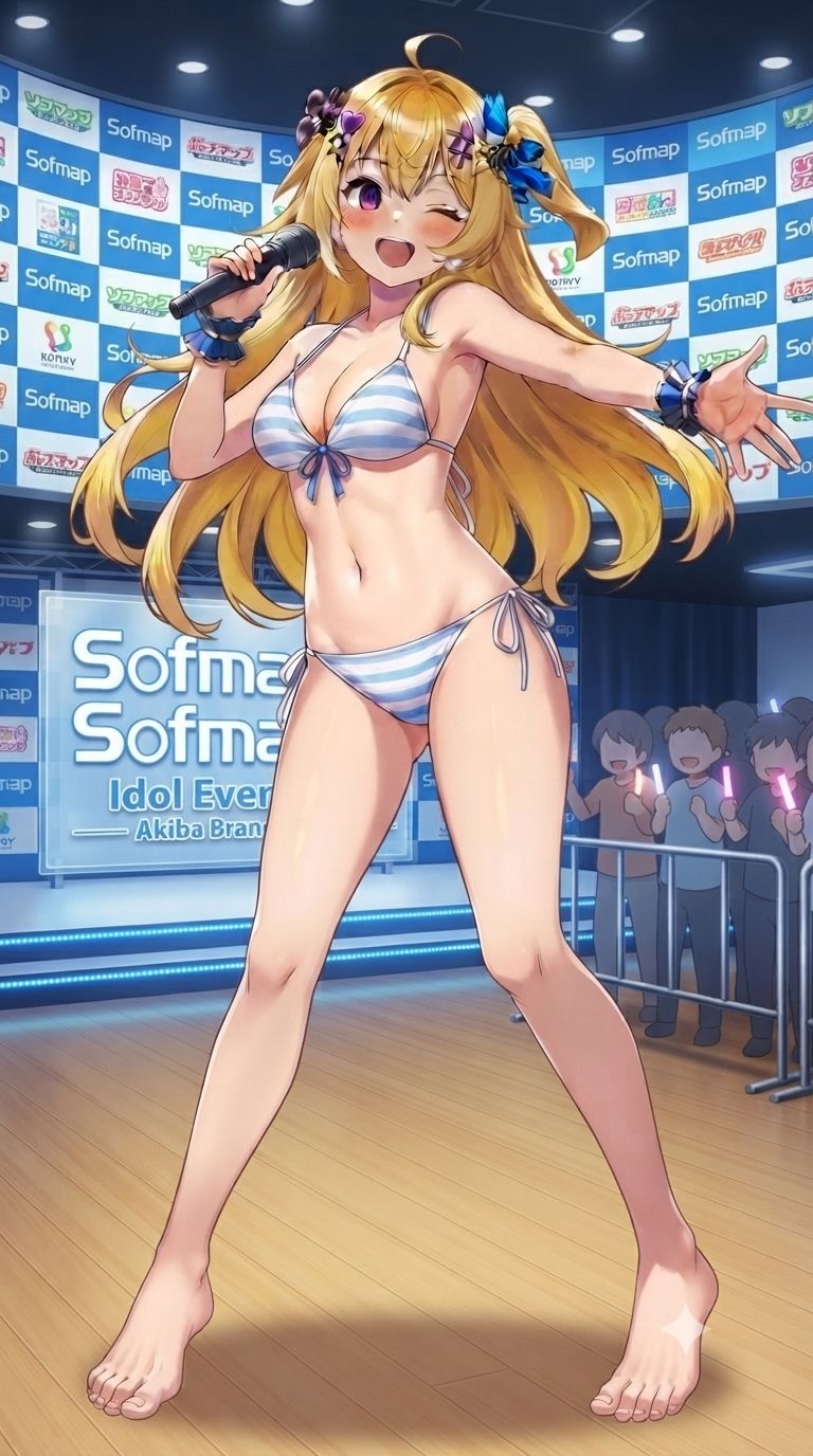 【ネコにゃーシリーズ】HELLO, SOFMAP WORLD コンサート Ver.その2 #denpa song（yy電波ですか？イメージ） artwork