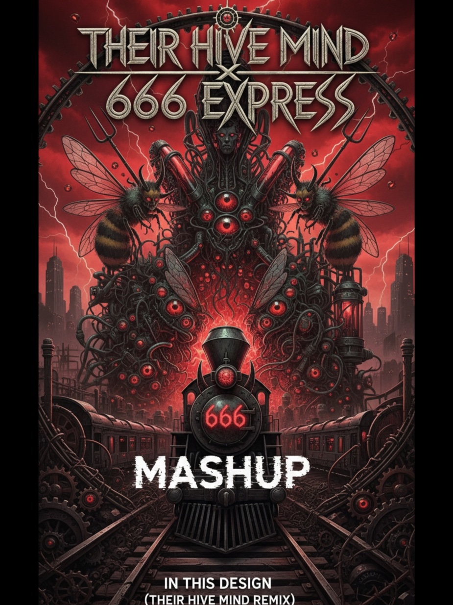 Their Hive Mind x 666 Express x In This Design (Their Hive Mind Remix) artwork
