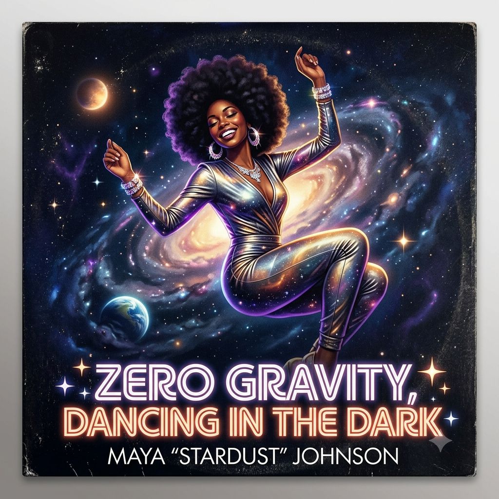 Zero gravity, dancing in the dark artwork