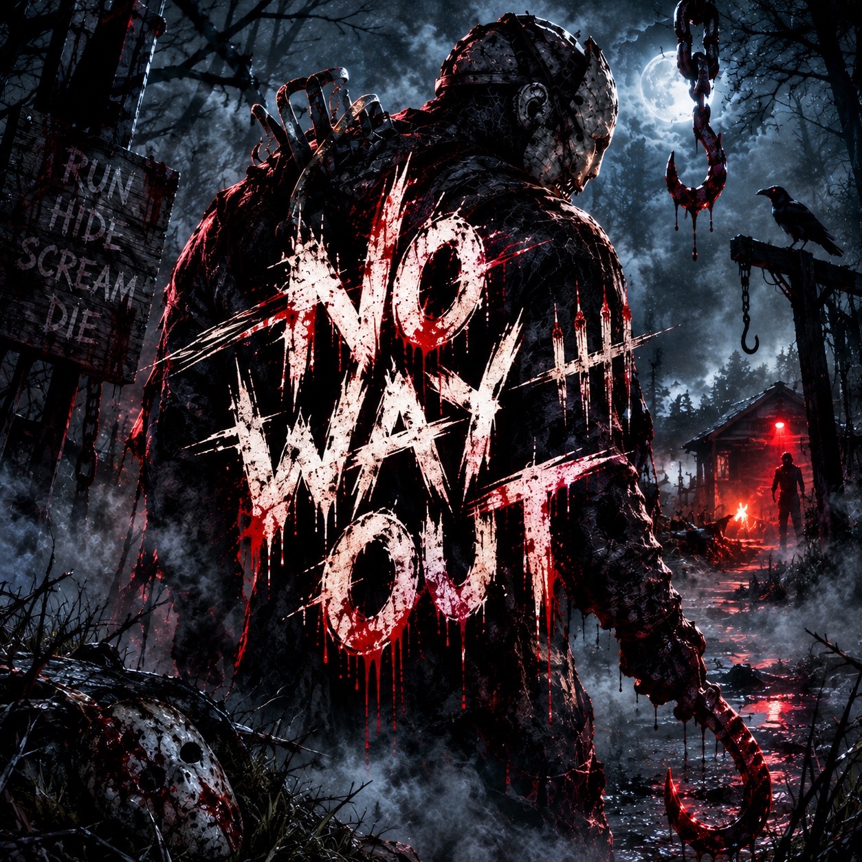 NO WAY OUT” artwork
