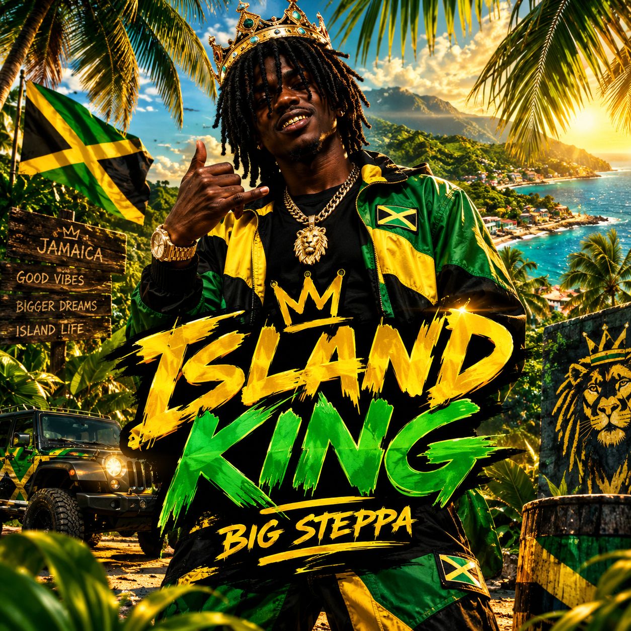 Island King. Big Steppa artwork