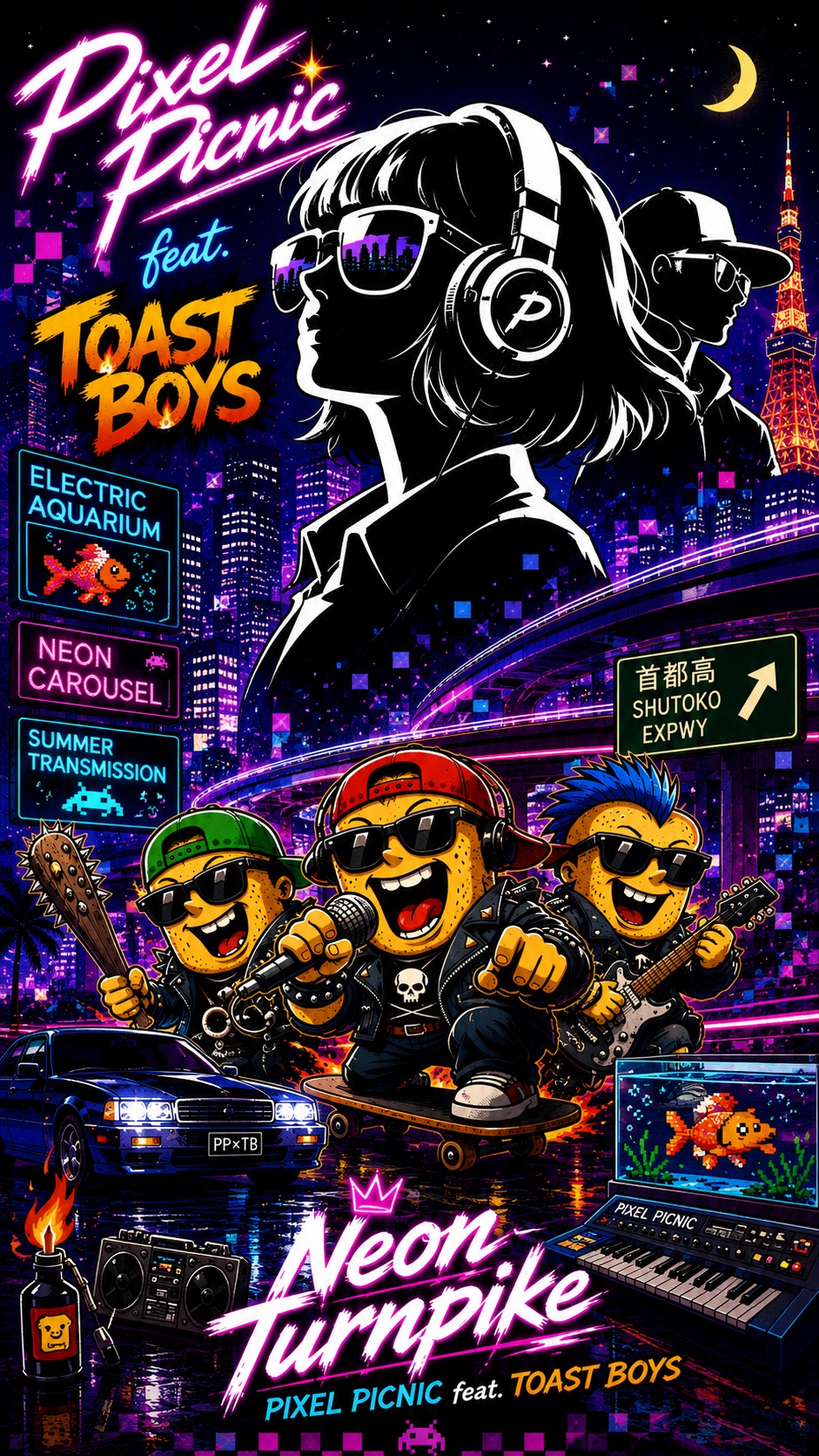 「Summer Transmission」 Pixel Picnic feat. TOAST BOYS artwork