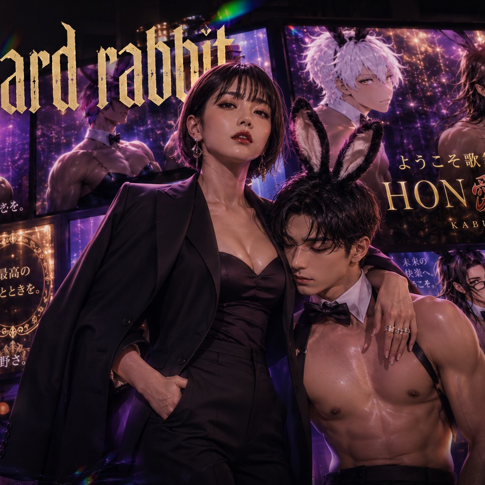 signboard rabbit✨ artwork