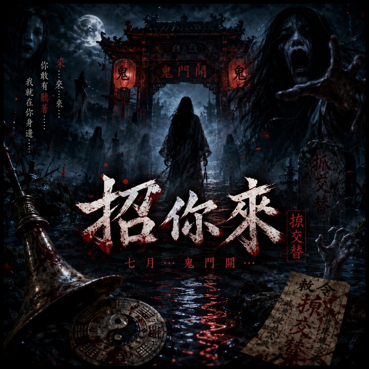 《招你來》Taiwanese Hokkien artwork