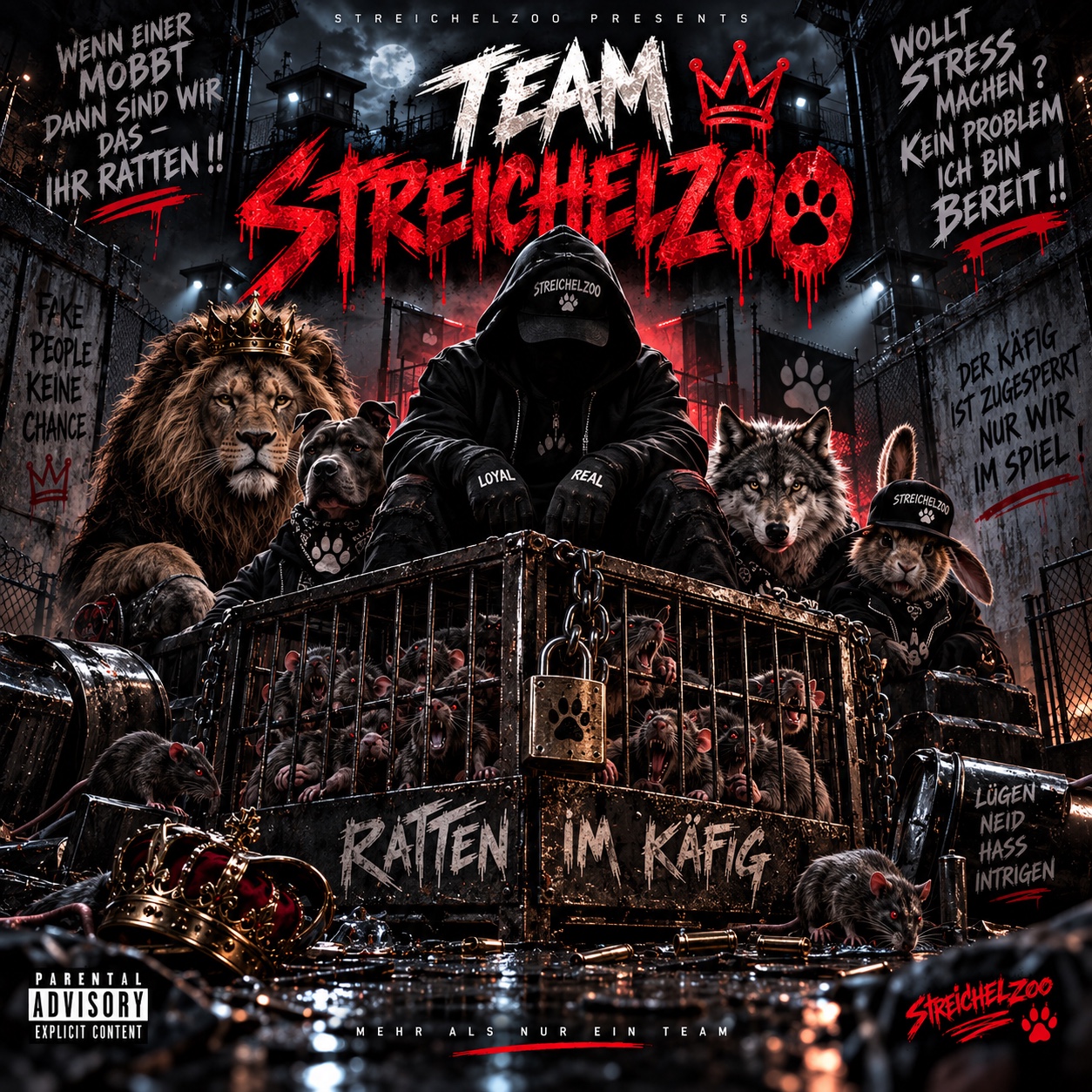 🎤 TEAM STREICHELZOO – RATEN IM KÄFIG artwork