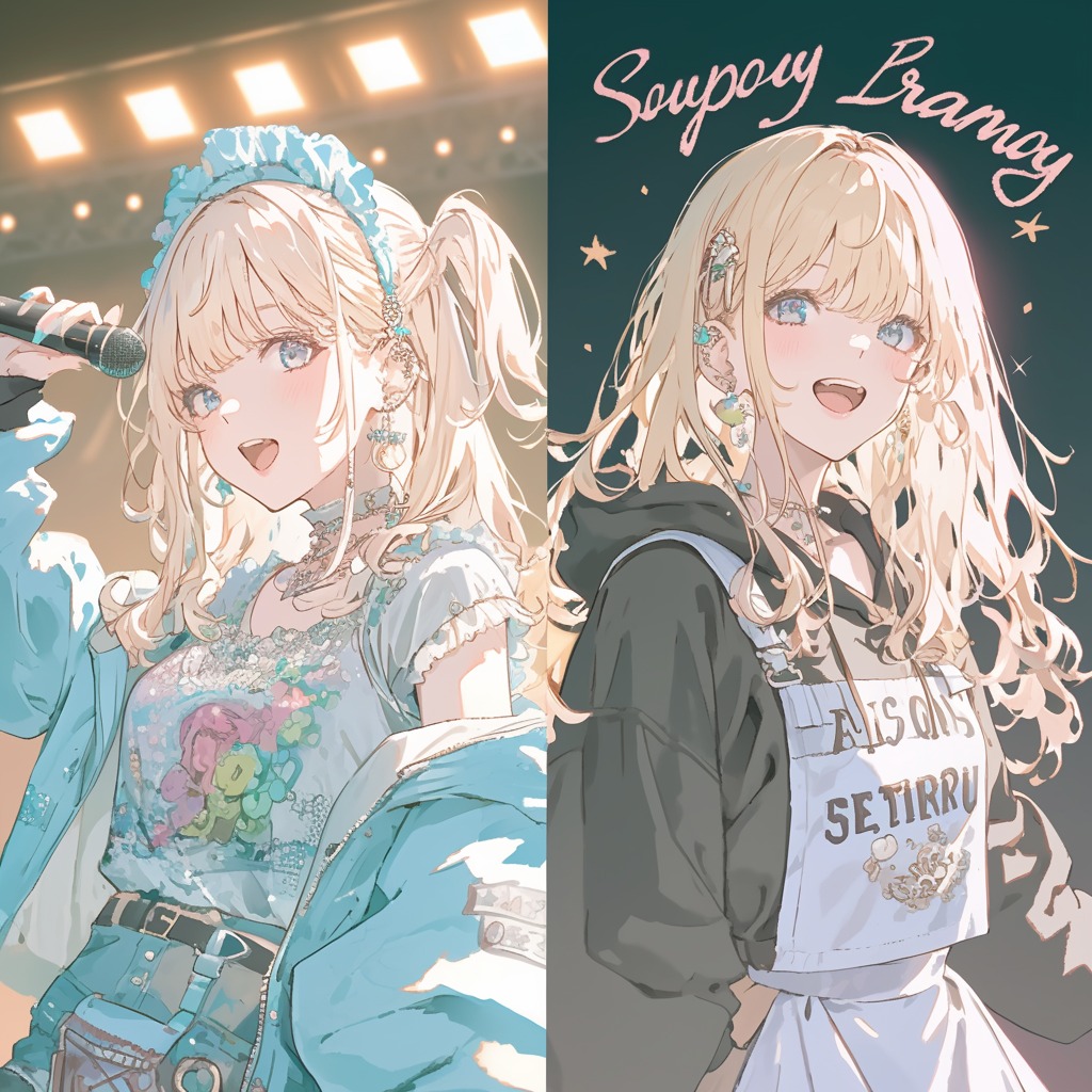🟢『ま・い・あ・い・ど・る☆』 架空アニメ 「ま・い・あ・い・ど・る☆」 キャラクターソング🎙️日葵 彩華 artwork