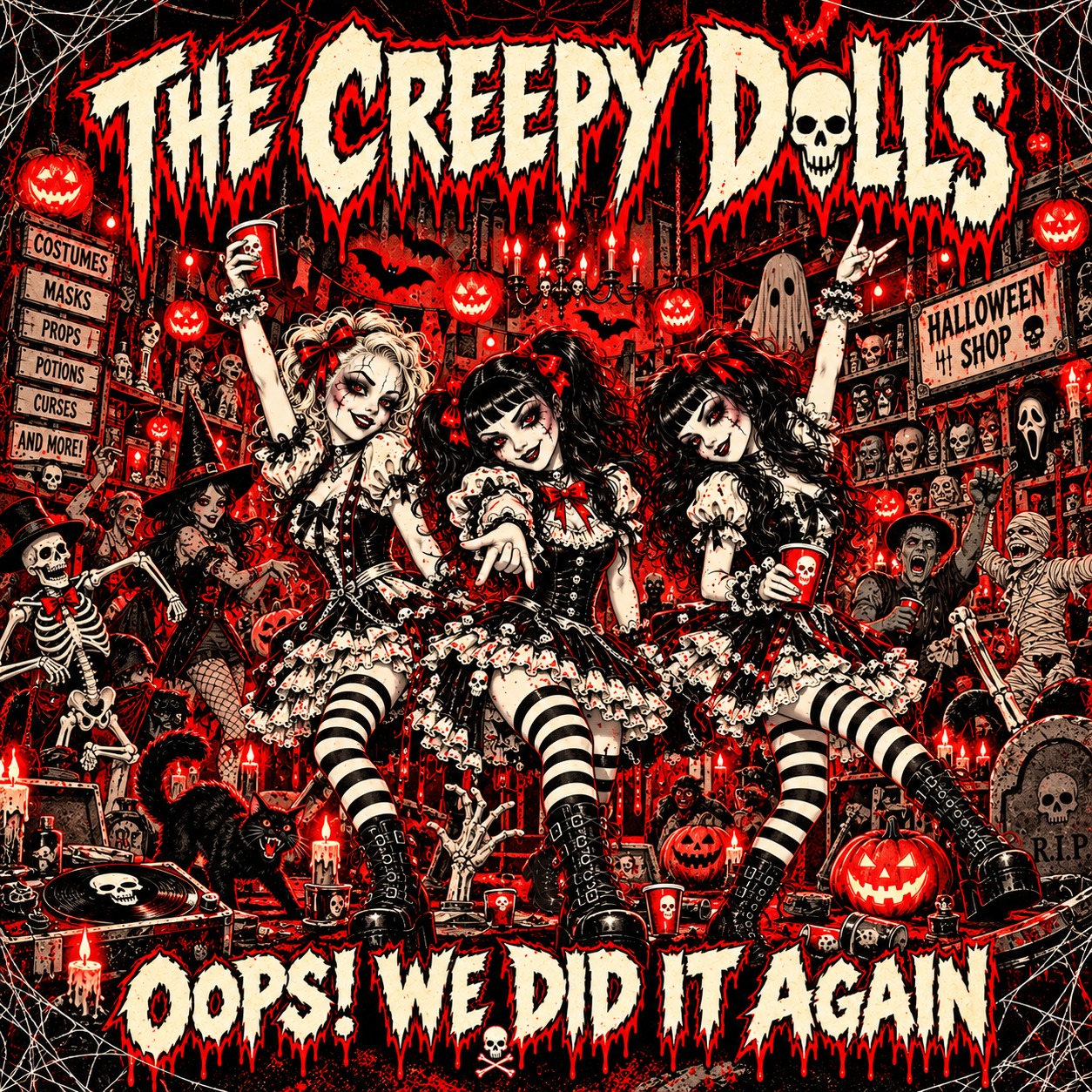 The Creepy Dolls - Oops We Did It Again artwork