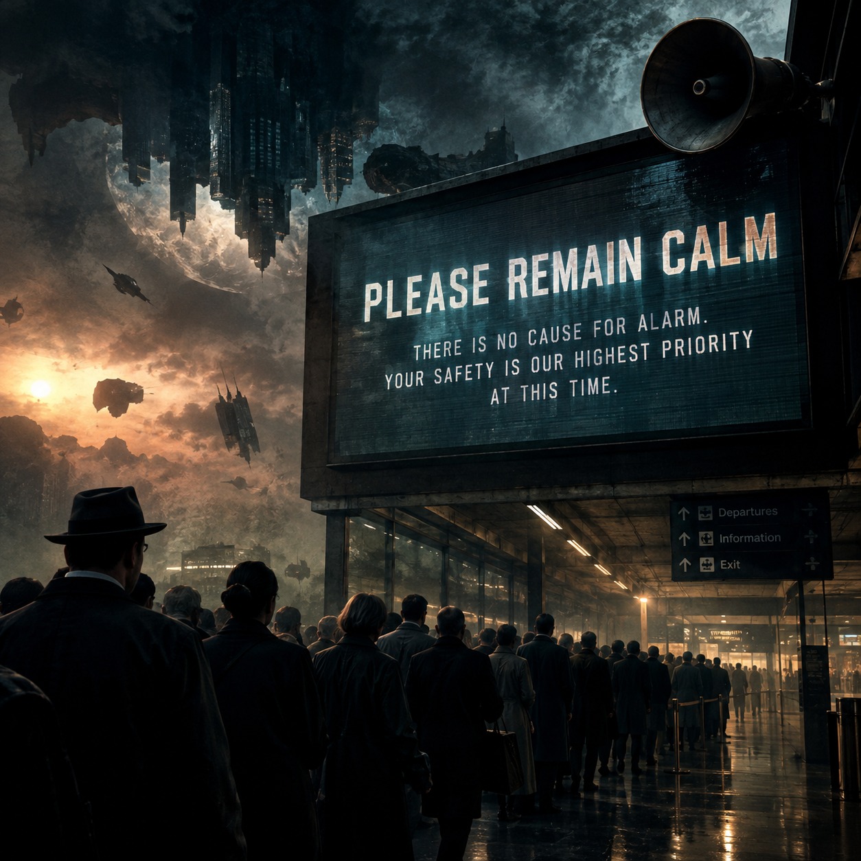 Please Remain Calm  [NDC] artwork