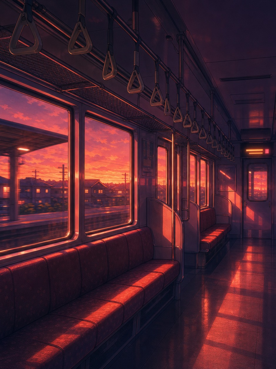茜色トランジット / Crimson Transit artwork