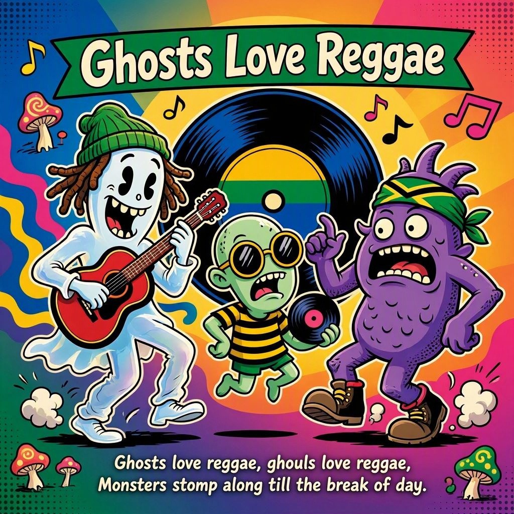 Ghosts Love Reggae artwork