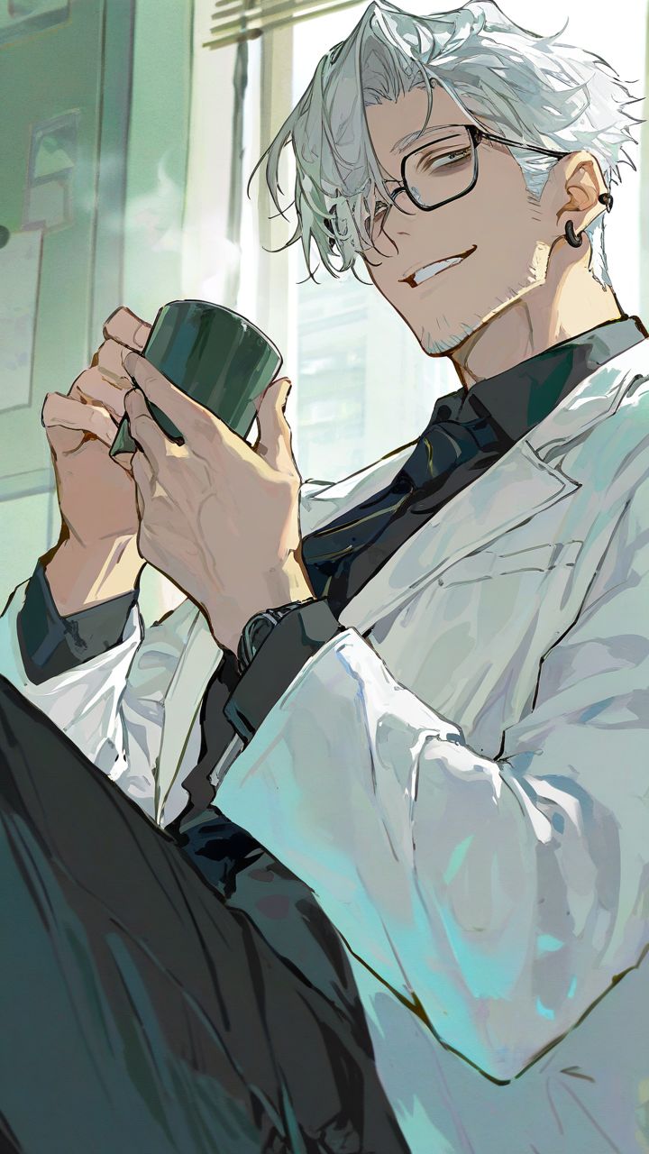 嘘を纏った博士 artwork