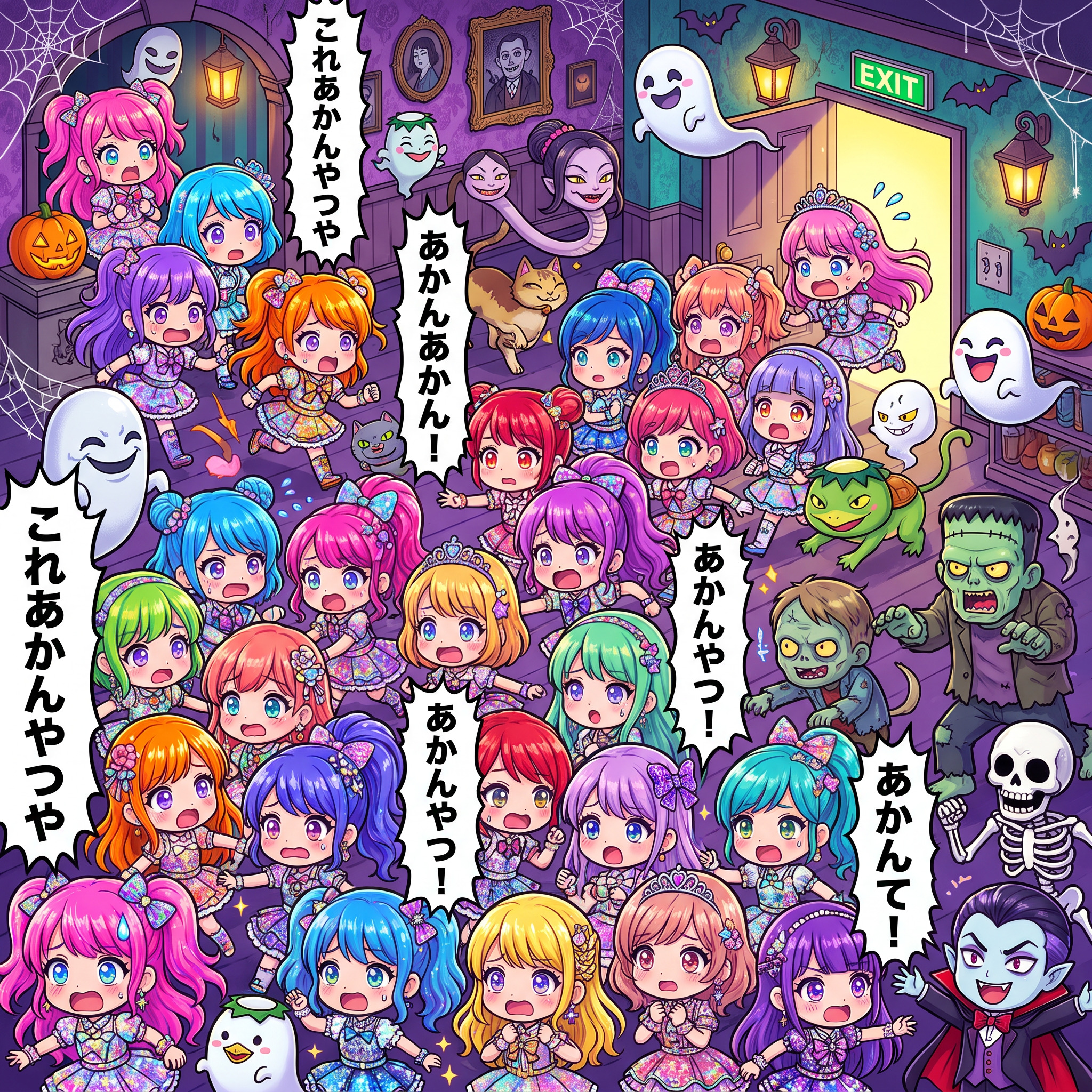 お化け屋敷は怖いからあかん artwork