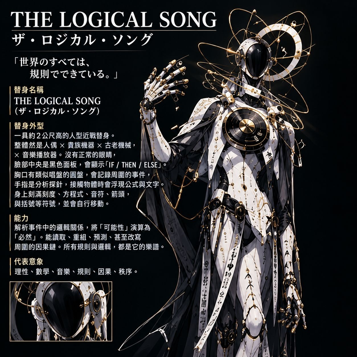 THE LOGICAL SONG -替身計畫 artwork