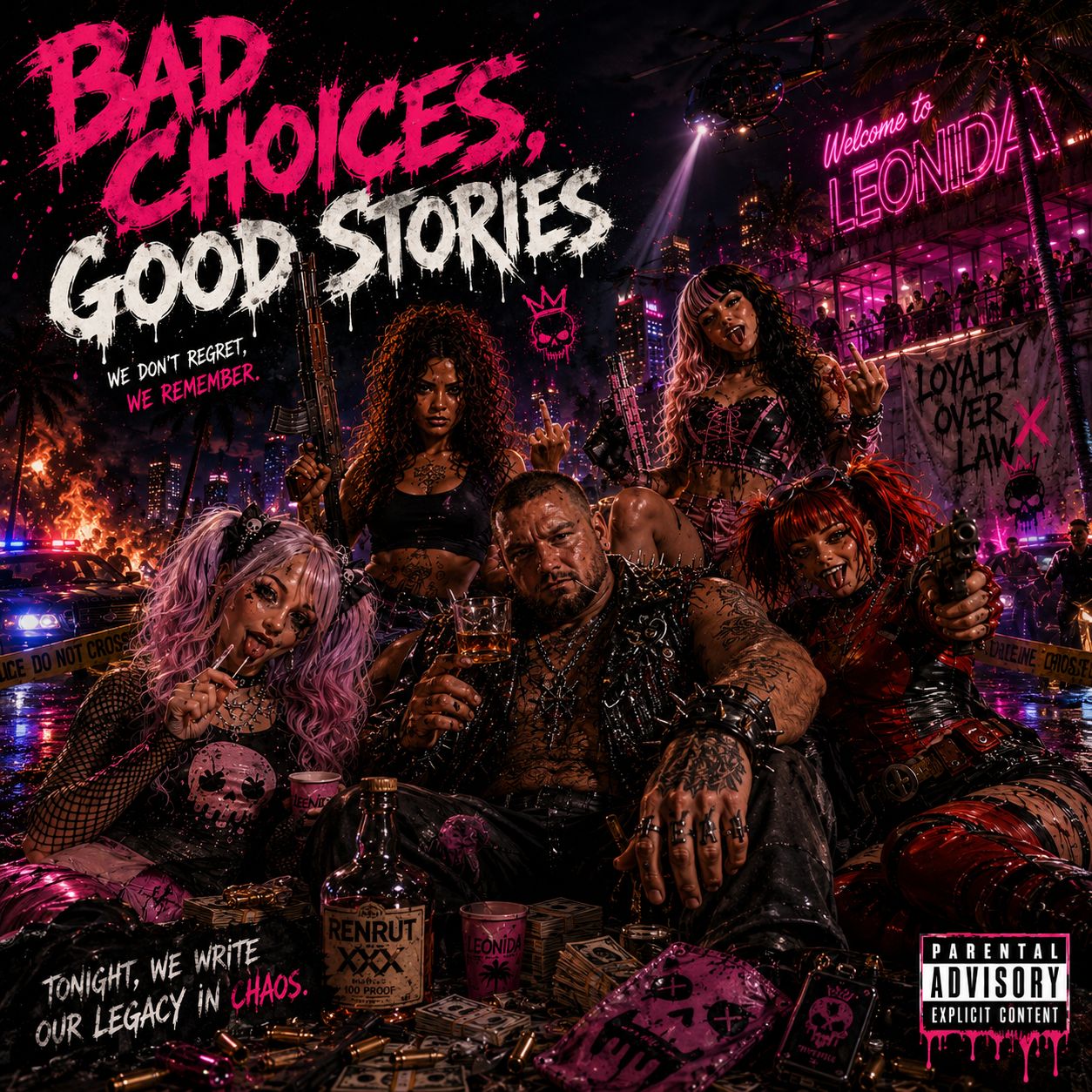BAD CHOICES, GOOD STORIES ft. Jilly artwork