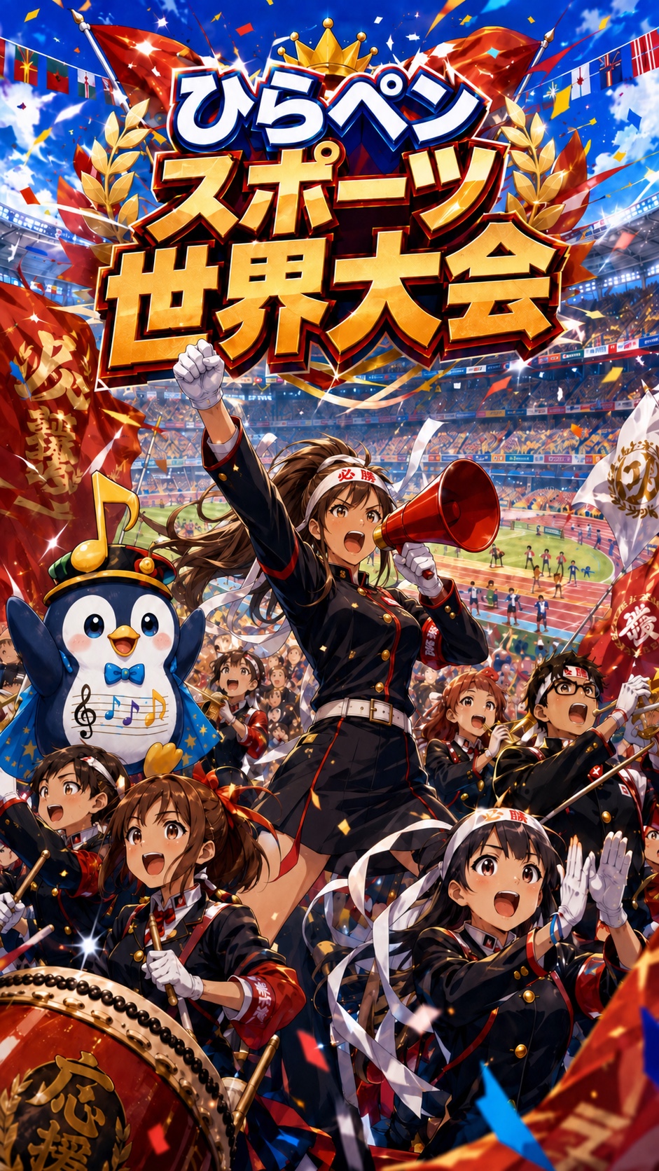 ひらペンスポーツ世界大会～世界へ届け！応援魂～ by shigotonin artwork