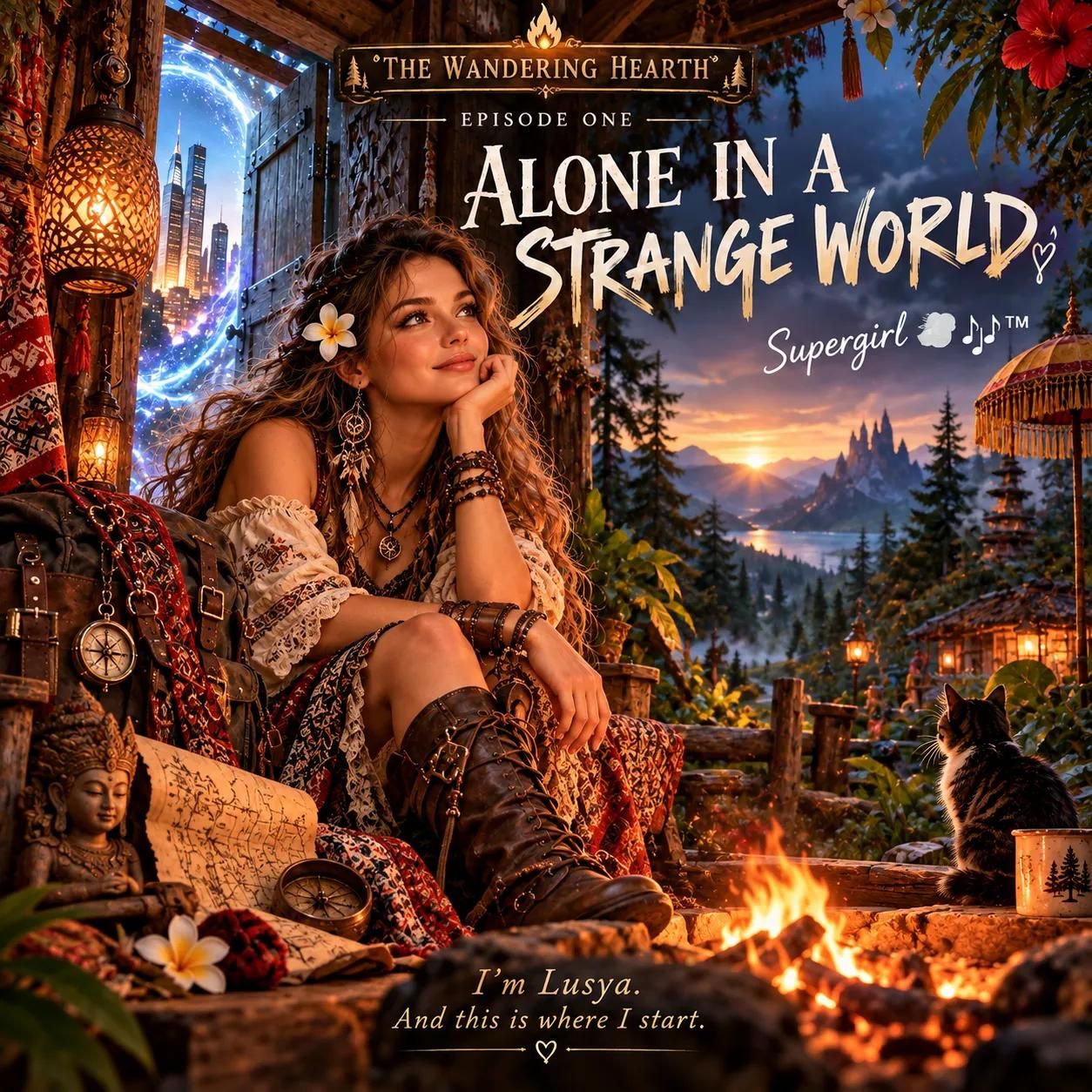 ALONE IN A STRANGE WORLD artwork