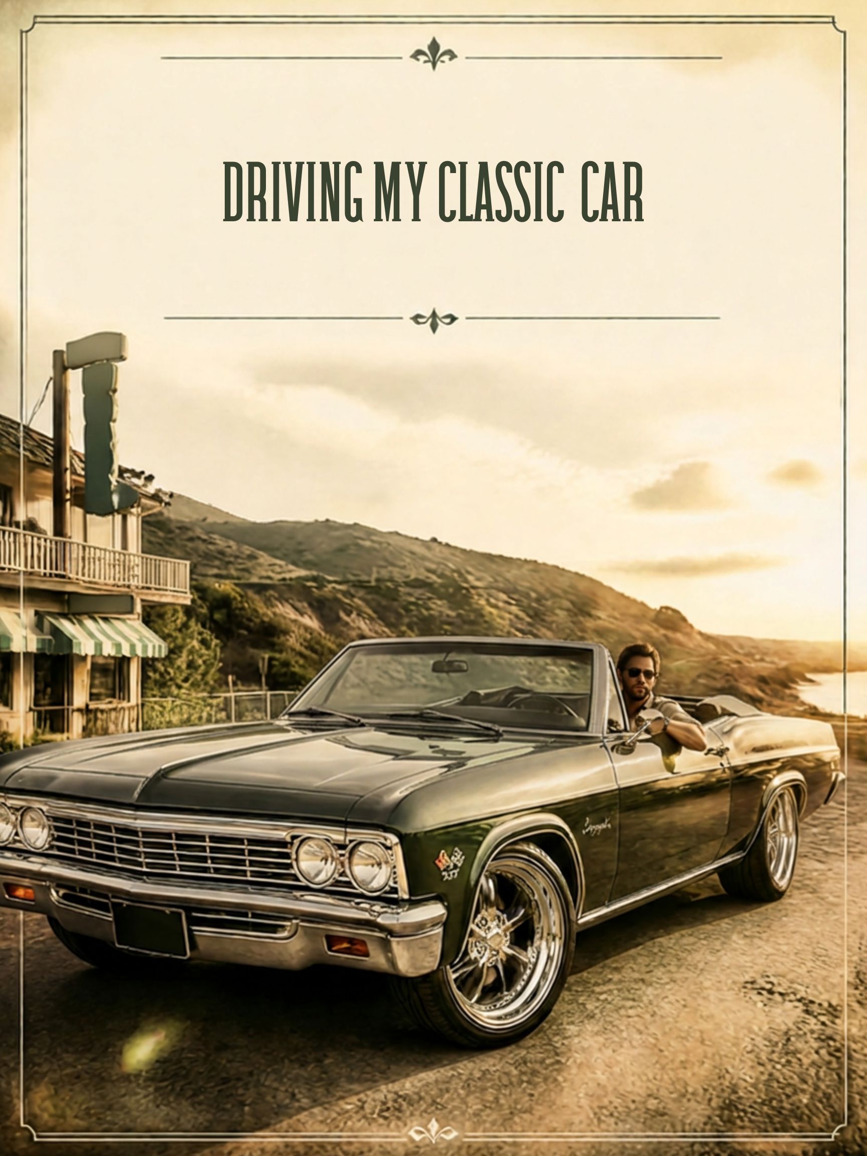 DRIVING MY CLASSIC CAR artwork