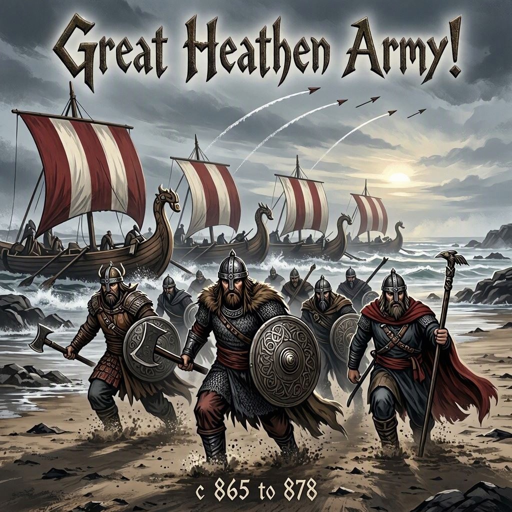 The Great Heathen Army (ᚢᛁᚴᛁᚾᚴᛅᚱ) artwork
