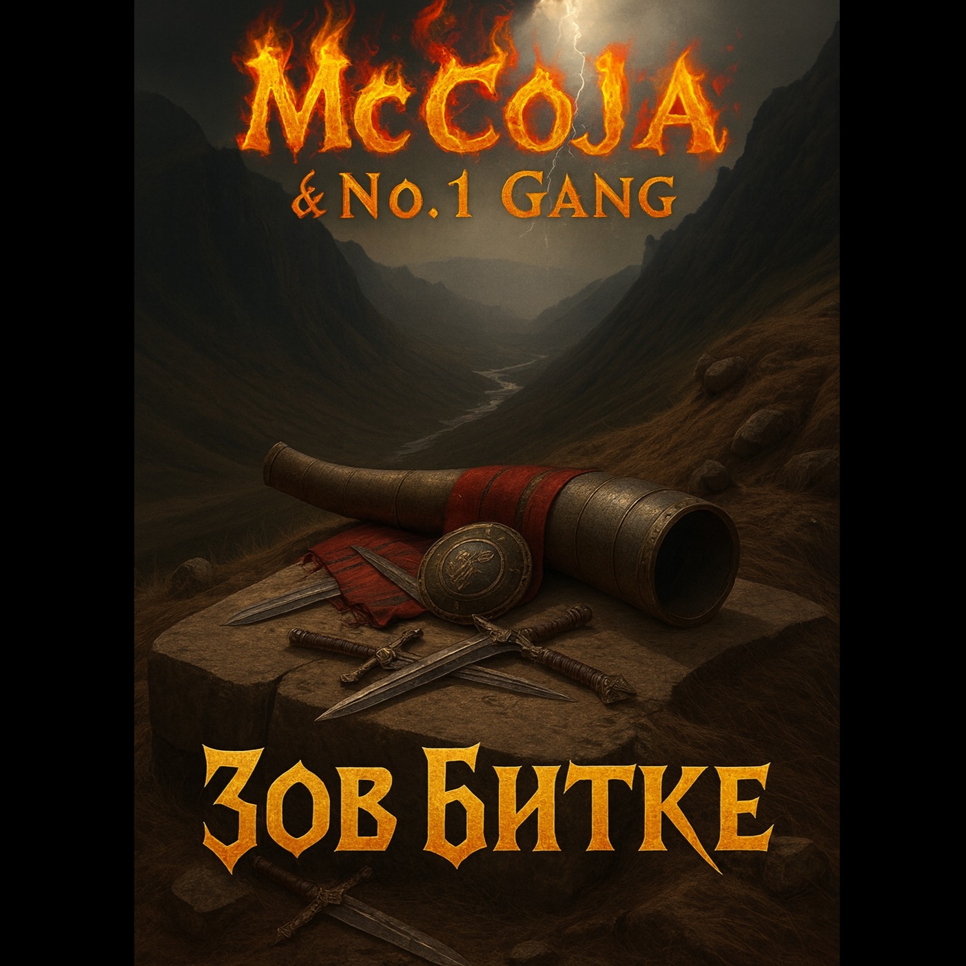 ARHI†EKTA i Mc Coja -Zov bitke (Krv na Kaldrmi). V01 artwork