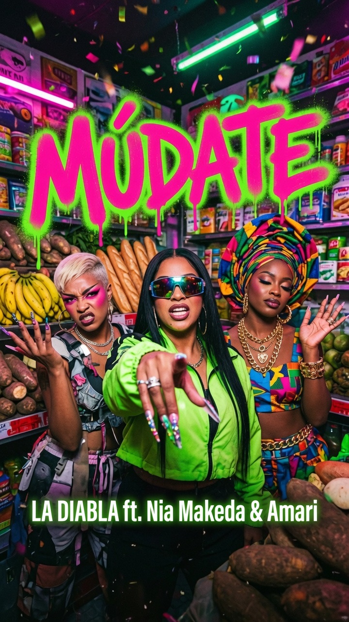 MÚDATE (feat. Nia Makeda & Amari) - La Diabla artwork