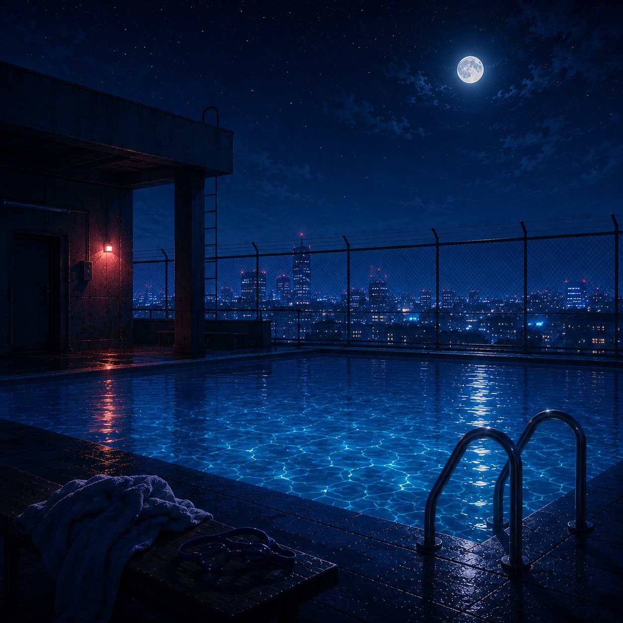午前零時のプール / Midnight Pool - v2 artwork