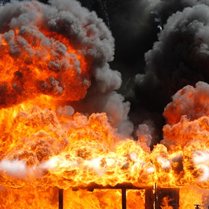 Explosion artwork
