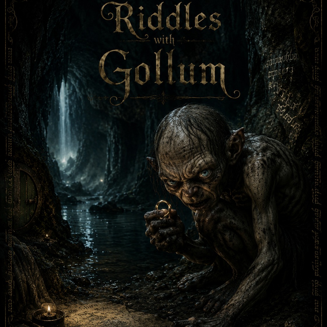 Riddles with Gollum artwork