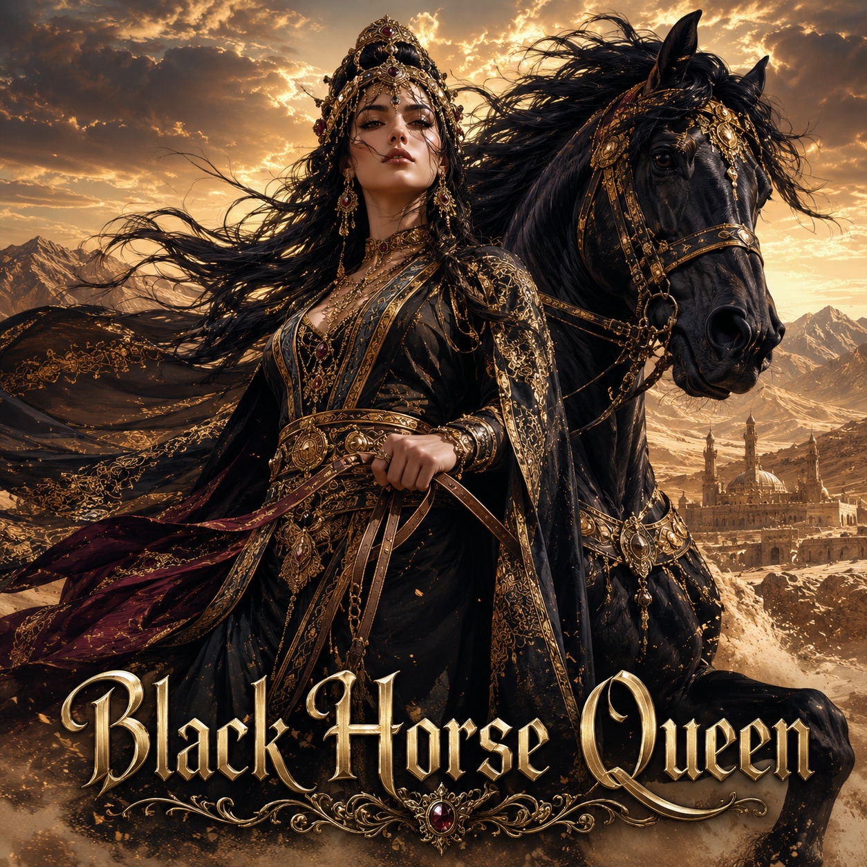 Black Horse Queen #インストチャレンジ No.7 artwork
