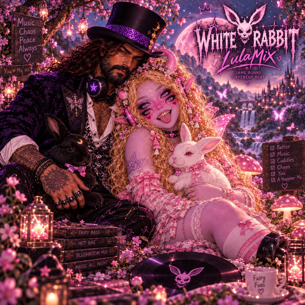 WHITE RABBIT [LulaMix] 🐇🎀 artwork