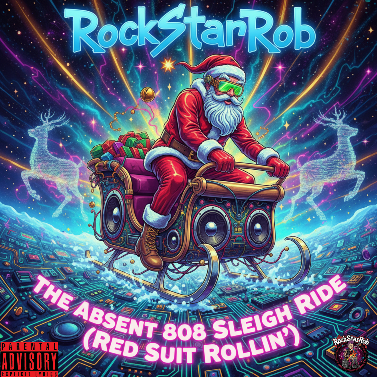 808 Sleigh Ride (Red Suit Rollin') artwork
