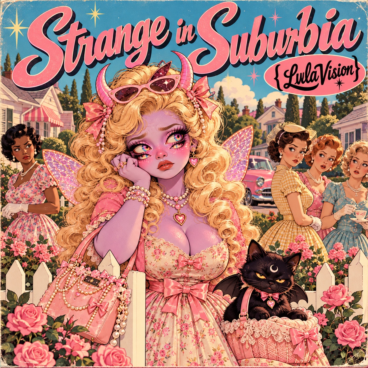 Strange in Suburbia {LulaVision} artwork