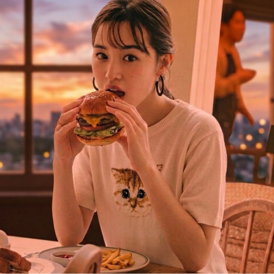 好きさ…#rock burger sunset artwork