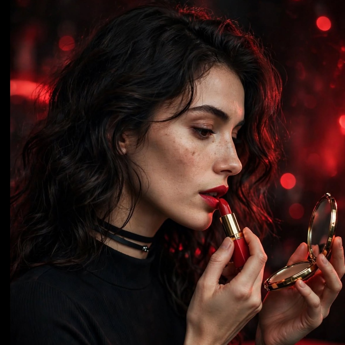 Lipstick Lies artwork