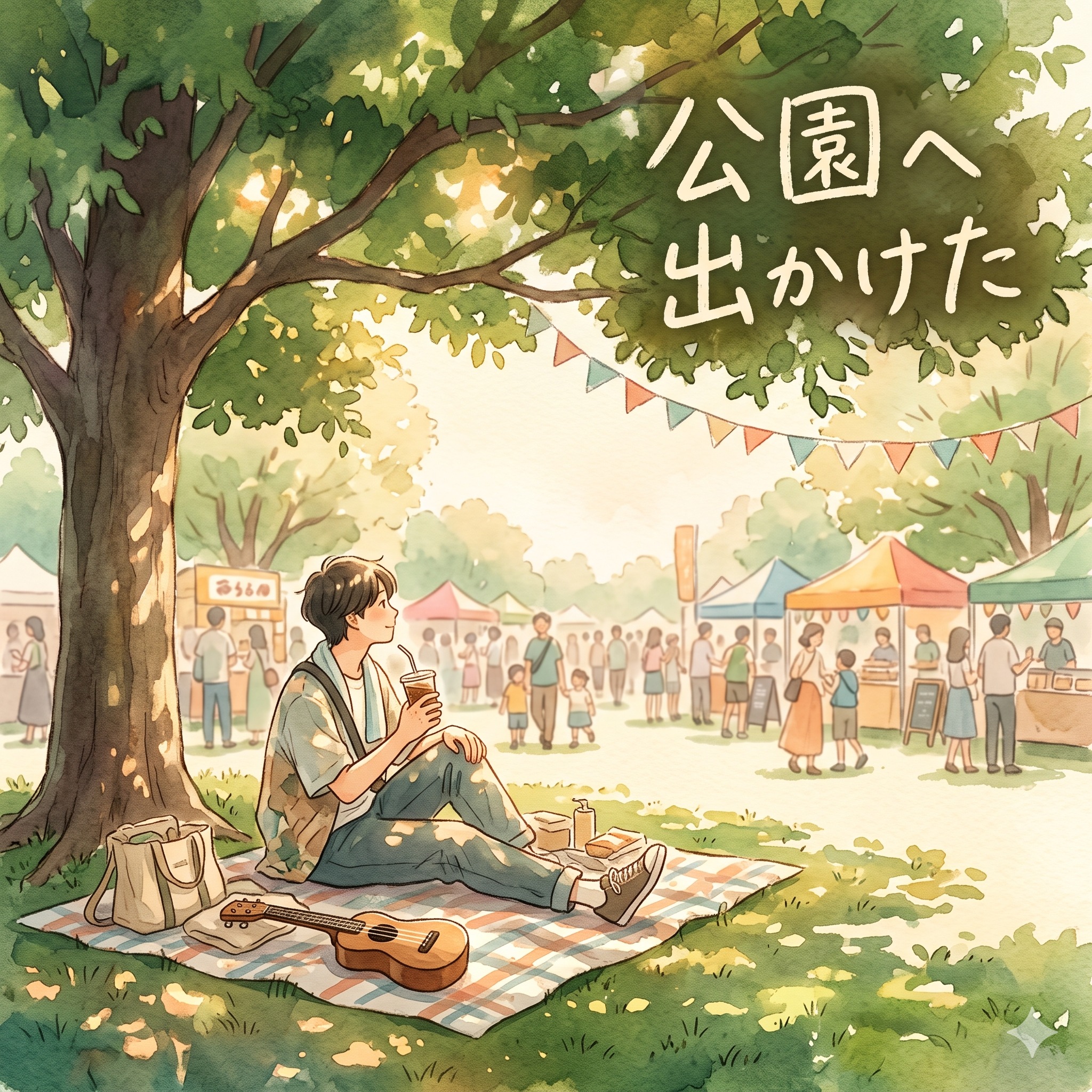 公園へ出かけた。 artwork