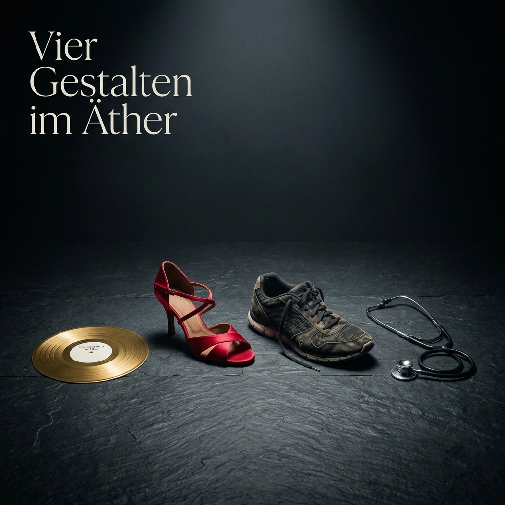 Vier Gestalten im Äther artwork