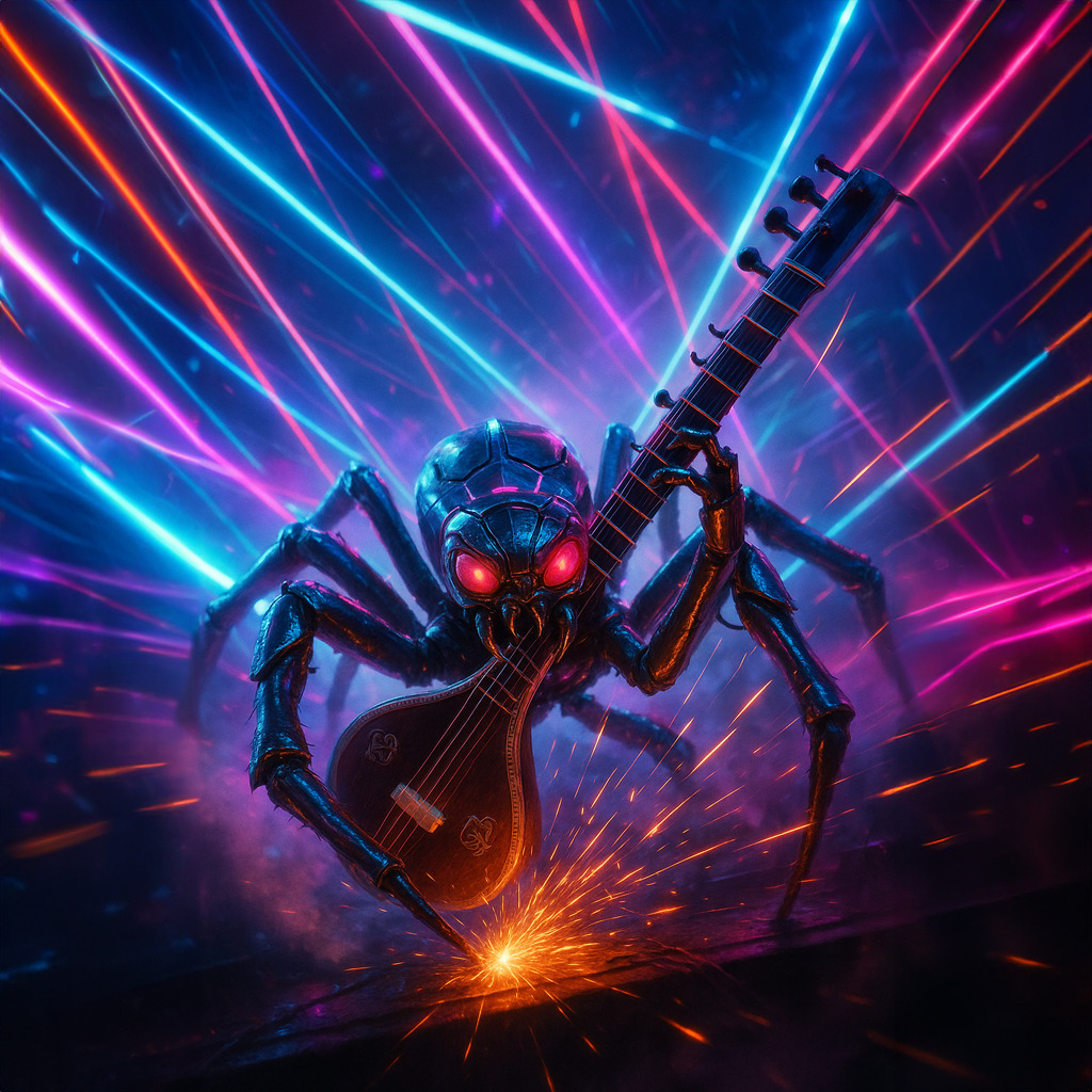SITAR SPIDERS artwork