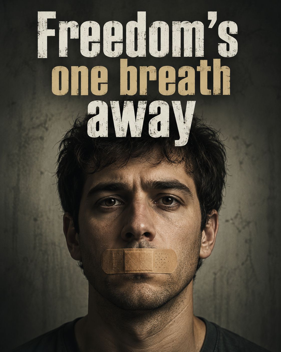 Freedom's one breath away artwork