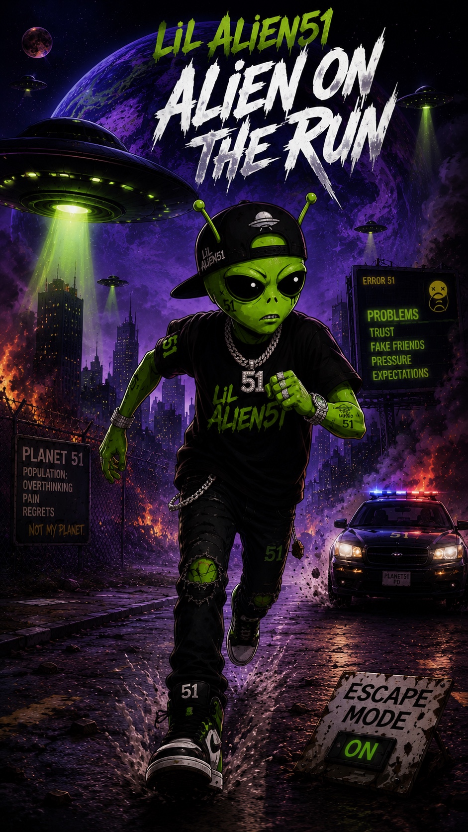 Alien On The Run artwork