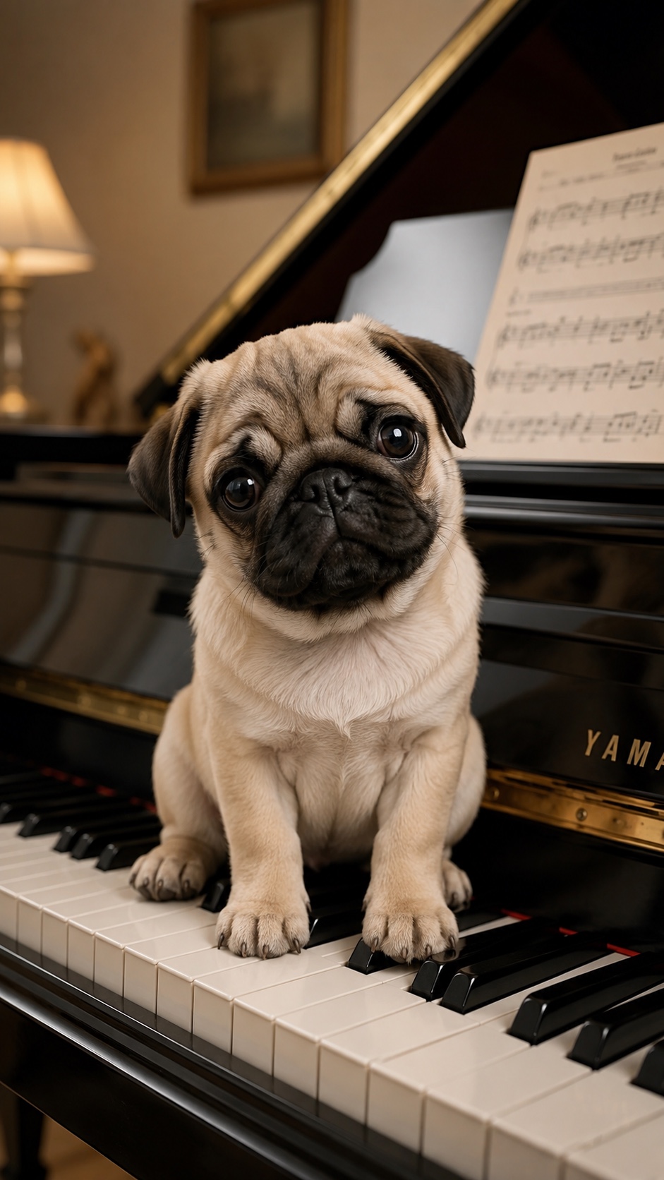 I don’t know how to play the piano, but I do know how to write a prompt 🥹 artwork