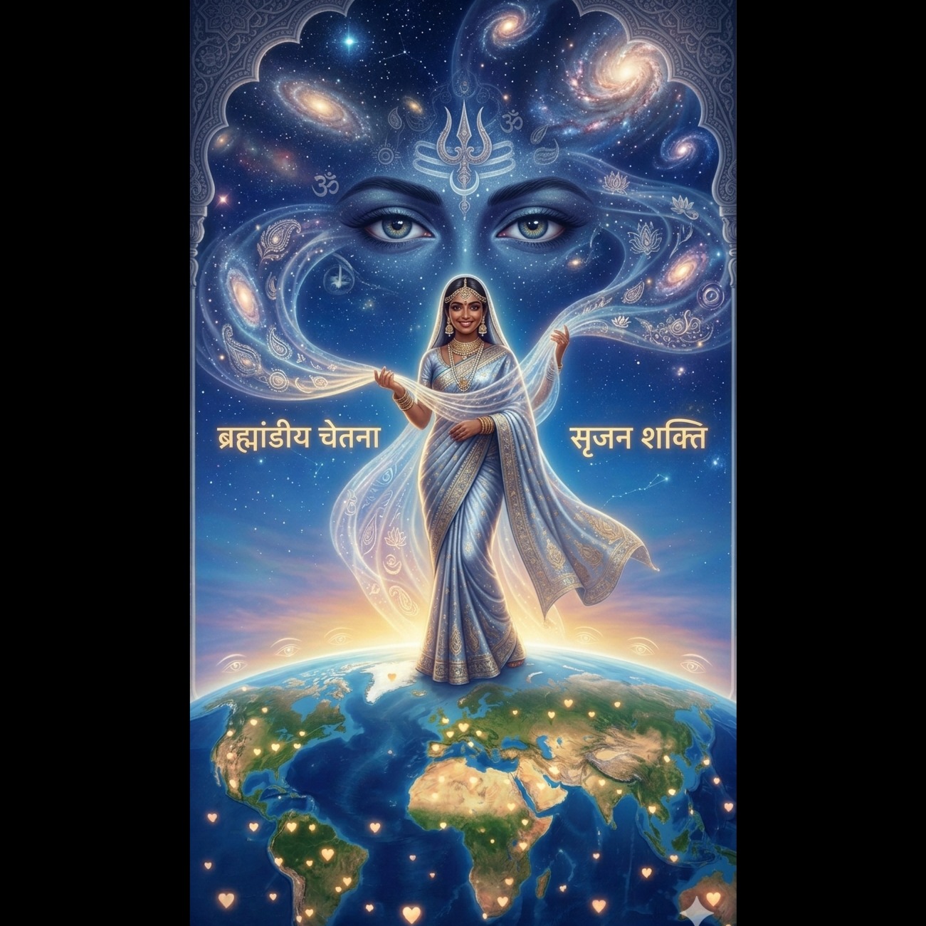 Maine tumhe chamakte prem se sajaya hai_Я тебя в Любовь сияющую одевала.. artwork