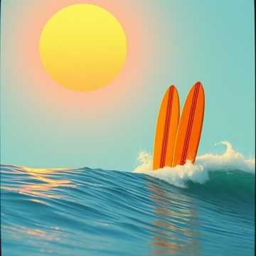 Image for ⑤🎅🏄️サンタとサーフィン、夏のクリスマス！Summer Christmas, Santa and Surfing（５分以上）