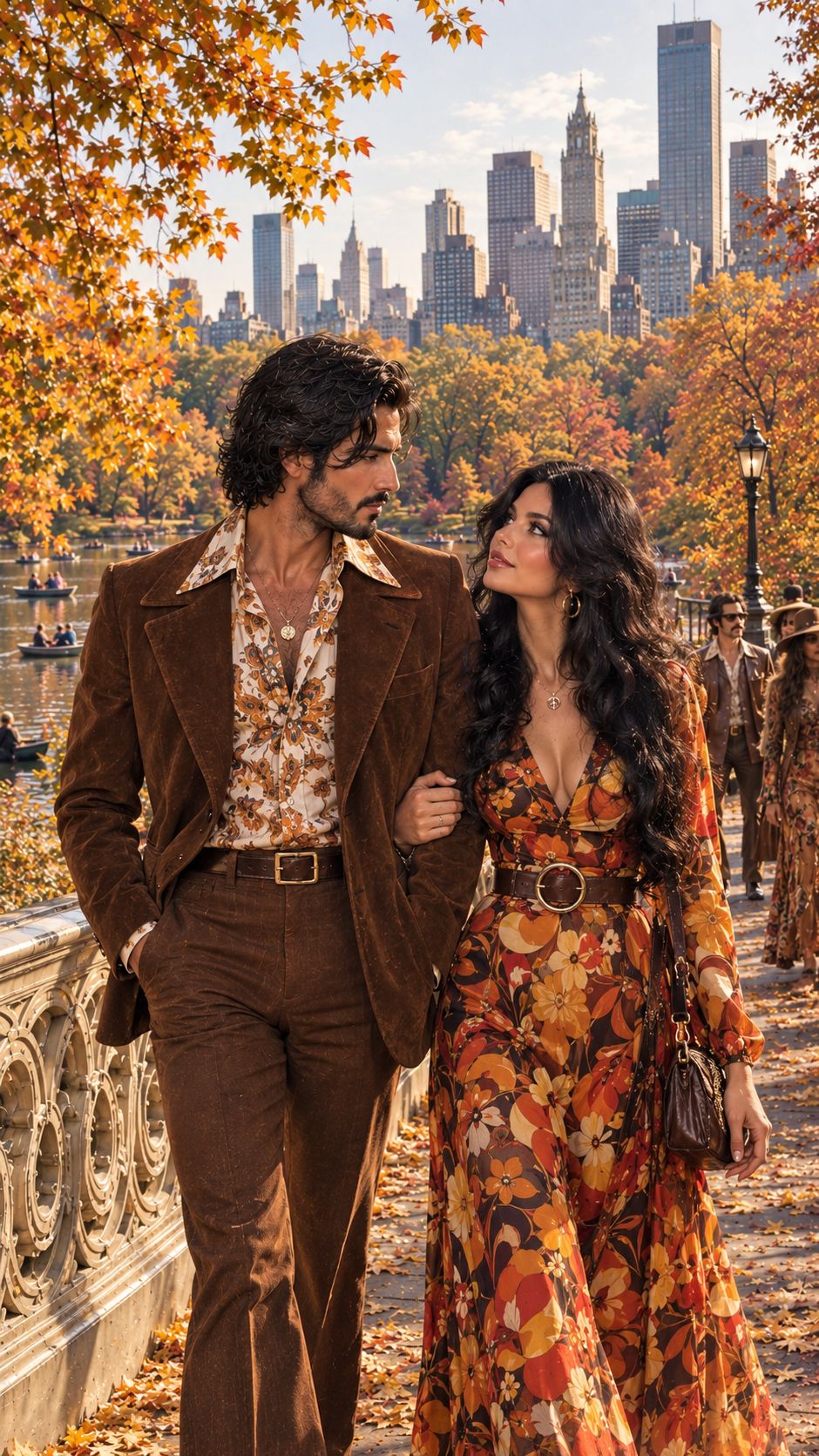 1975 - Autumn in Central Park (NY) artwork