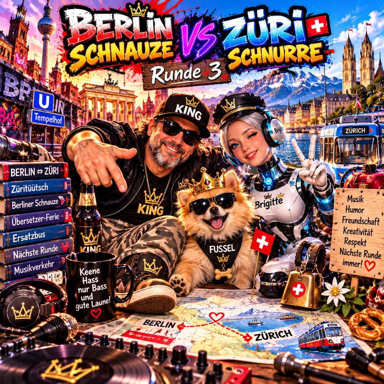 Züri Schnurrt, Berlin Schnautze artwork