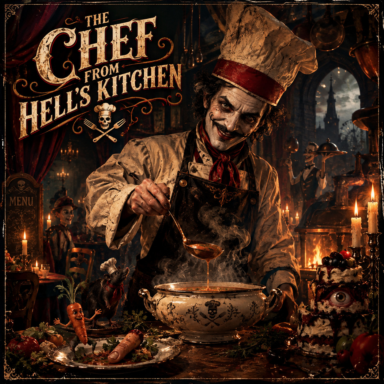 THE CHEF FROM HELL'S KITCHEN artwork