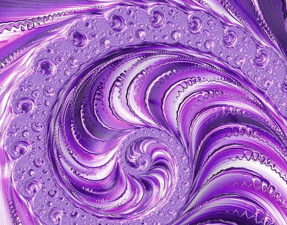 Lavender swirl artwork