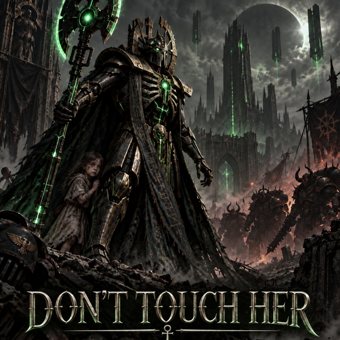 WH 40k. DON'T TOUCH HER artwork